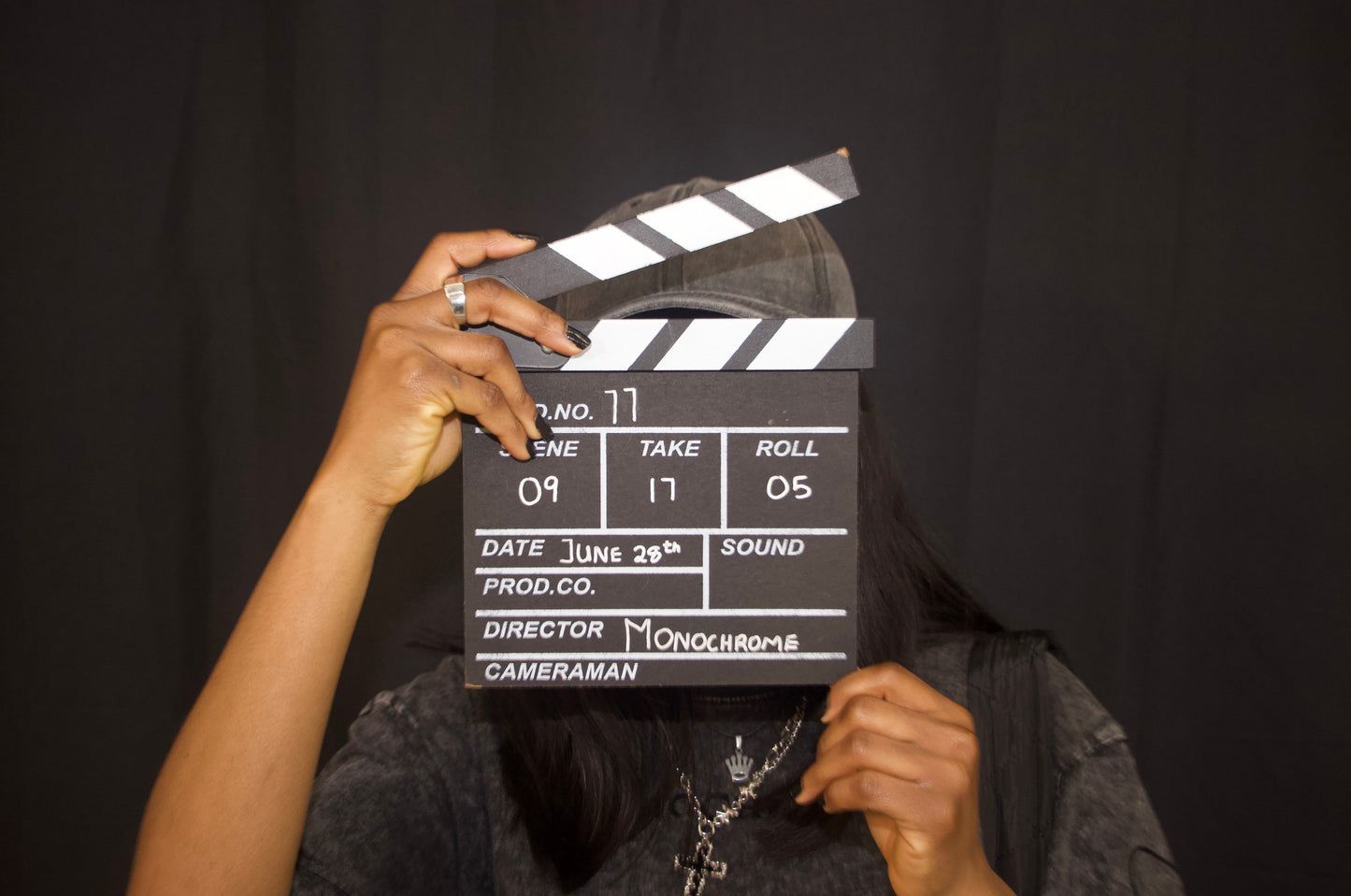 Monochrome Acid-Washed Black