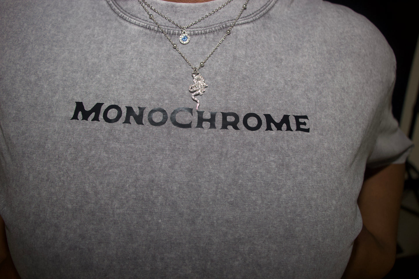 Monochrome Acid-Washed Grey