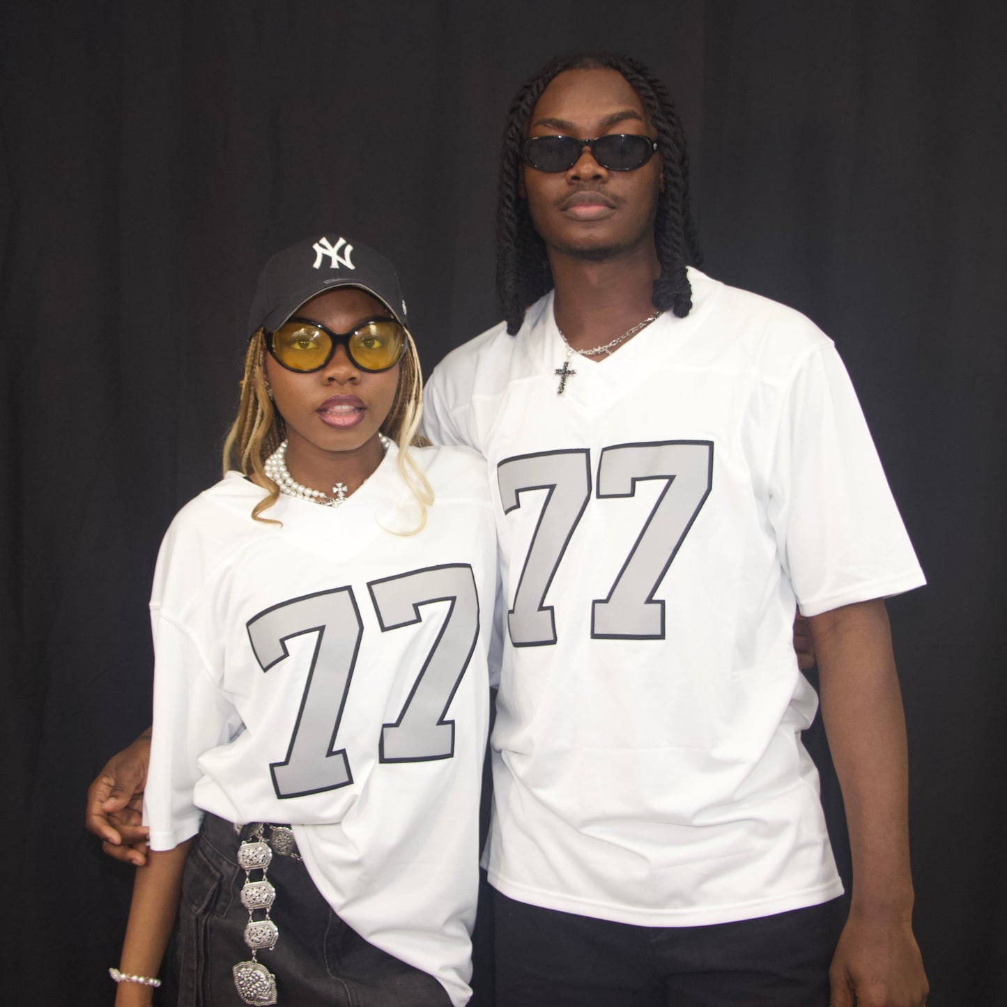 White Monochrome Jersey