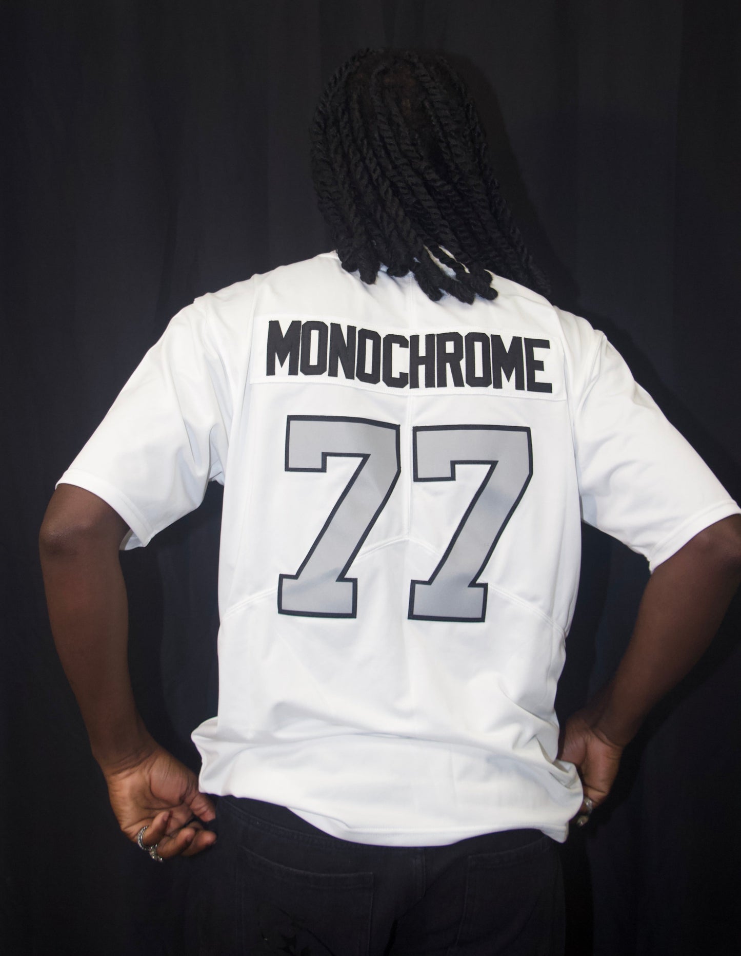 White Monochrome Jersey