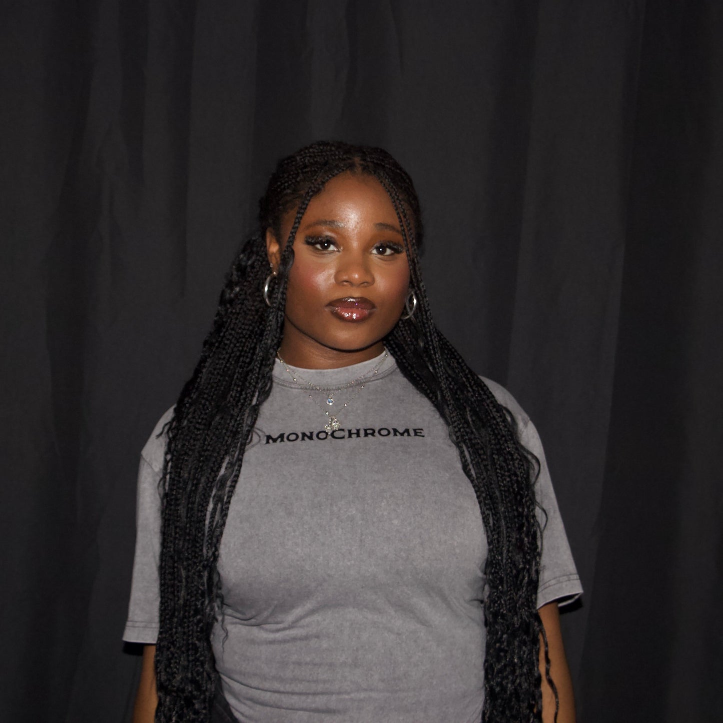 Monochrome Acid-Washed Grey